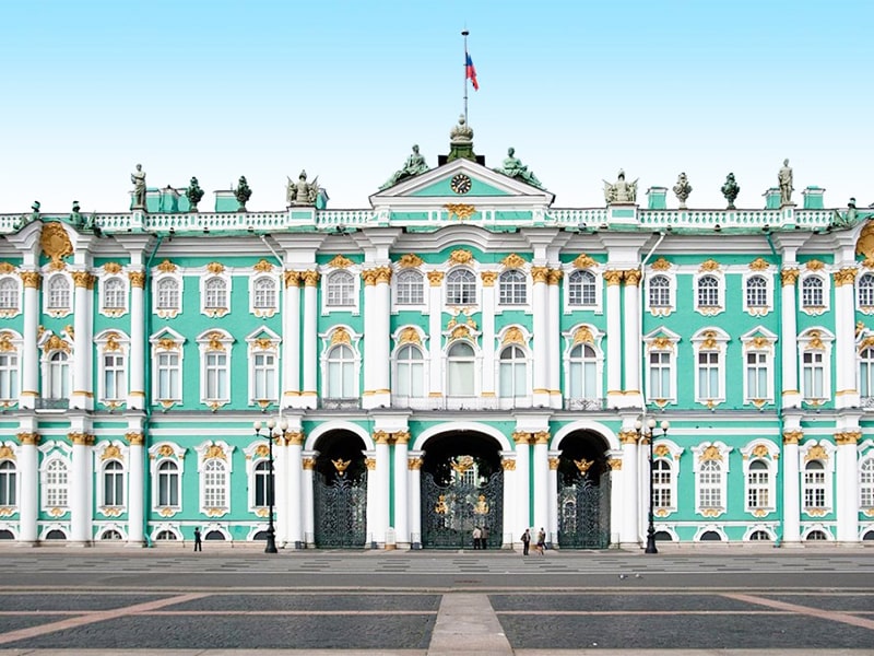 Chiêm ngưỡng vẻ đẹp của cung điện mùa đông ở  Nga